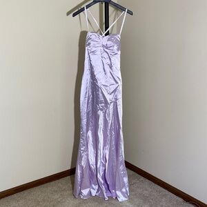 Elegant Lavender Evening Gown